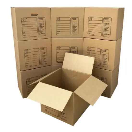 UBMOVE 10 Premium Medium Moving Boxes 18"x18"x16" Cardboard Box image {10}