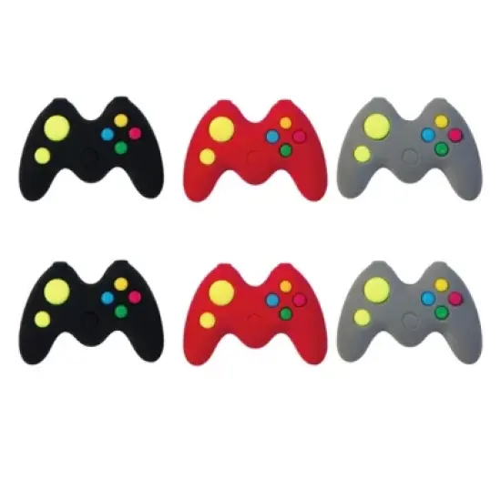 Level Up Your Erasing Game! Fun Video Game Controller Erasers (6 Pack) image {6}