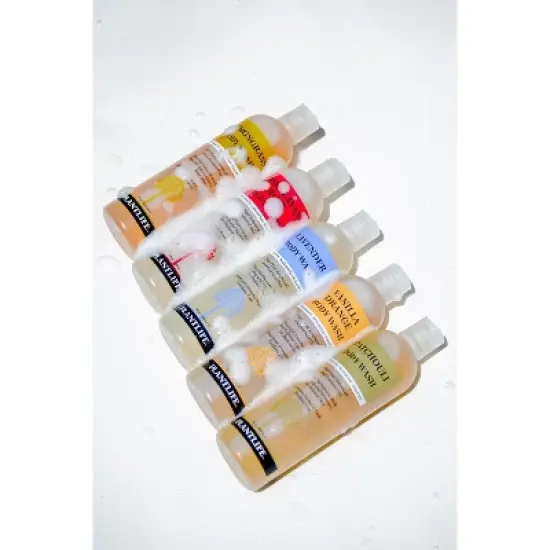 Plantlife Vanilla Orange Body Wash &ndash; Gentle, Moisturizing & Natural &ndash; GMO & Gluten-Free &ndash; Made in USA with Pure Ingredients &ndash; 14 oz image {4}