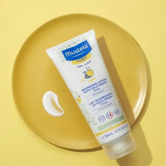 Mustela Nourishing Baby Body Lotion Moisturizing Baby Cream for Dry Skin -  6.76 fl oz image {5}