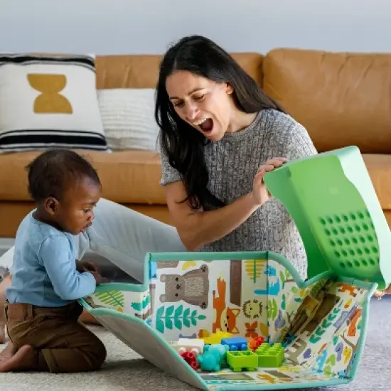 Infantino Go gaga! Super Soft 1st Building Blocks Activity Station image {8}