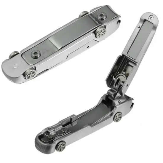 Unique Bargains Stainless Steel Nail Clippers with Catcher Nail Cutter Trimmer Silver Tone image {2}