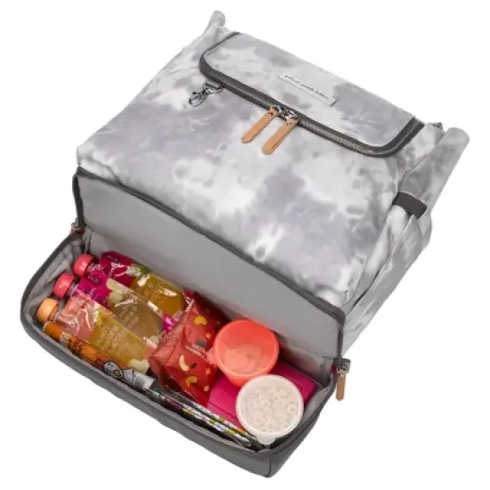 Petunia Pickle Bottom Pivot Backpack Diaper Bag - Smoke Swirl Tie Dye Coated Canvas image {6}