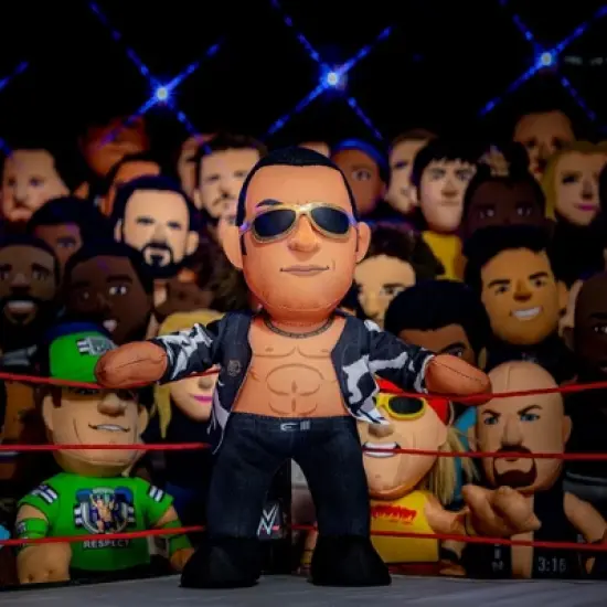 Bleacher Creatures WWE Superstar Old School Rock 10" Plush Figure image {3}