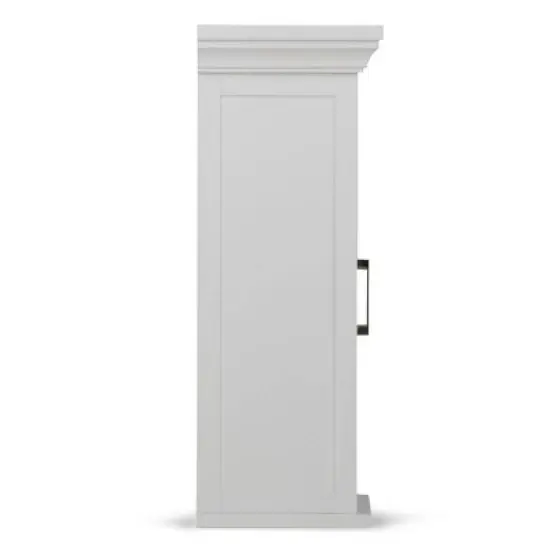 Hayes Single Door Wall Cabinet White - WyndenHall image {6}