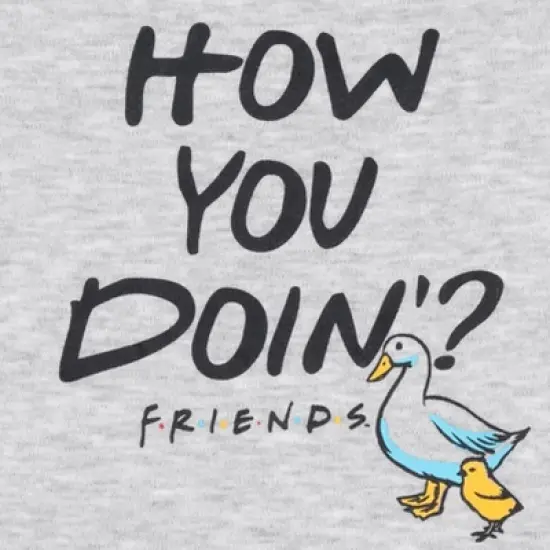 FRIENDS 3 Piece Outfit Set: Bodysuit Pants Hat Grey / Black  image {5}