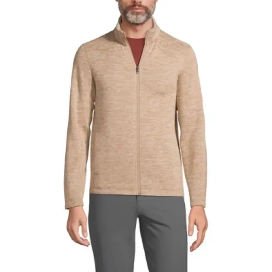 Lands' End Men's Sweater Fleece Jacket image {3}