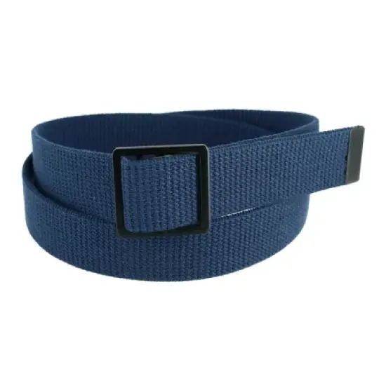 CTM Men's Big & Tall Military Grade Belt with Open Face Buckle image {4}
