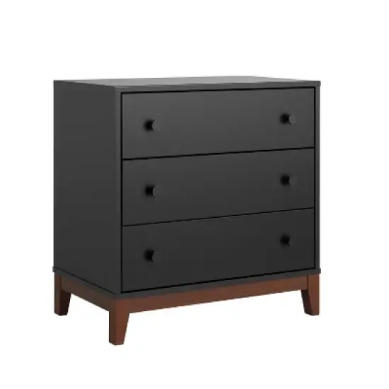 Prepac Nordik 3 Drawer Bedside Nightstand image {5}