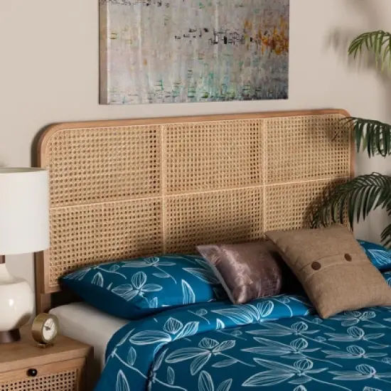 bali & pari Reegan Modern Bohemian Queen Size Standalone Headboard image {9}