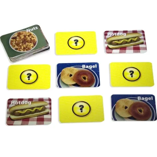 Stages Learning Materials Photographic Memory Matching Game, Food image {3}