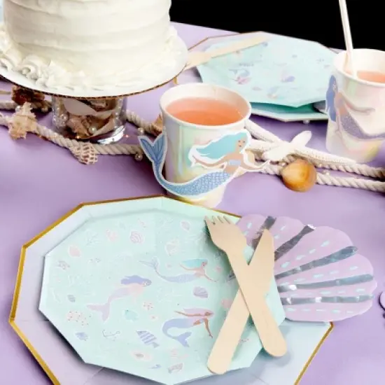 Mermaid Small Plates (10 per pack) image {2}