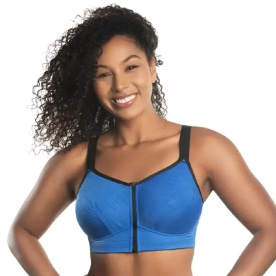 PARFAIT  Women's Wave Wire-free Zip Front Sports Bra image {6}