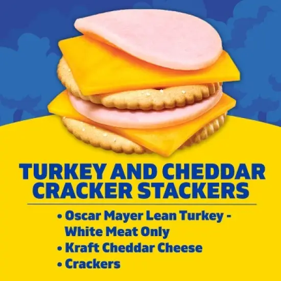 Lunchables Turkey & Cheddar Cheese with Crackers - 1.9oz image {2}