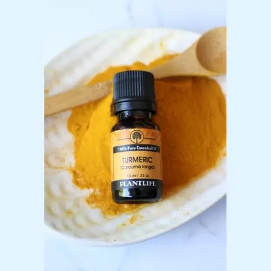 Plantlife Turmeric Essential Oil &ndash; 100% Pure & Therapeutic Grade &ndash; Natural, Undiluted & Steam-Distilled &ndash; No Additives or Fillers &ndash; 10ml Aromatherapy image {2}