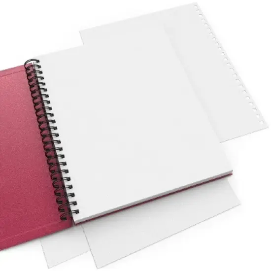 Arteza Watercolor Paper Pad, Spiral-Bound Hardcover, Pink, Cold-Pressed Paper, 9"x12" - 32 Sheets image {2}