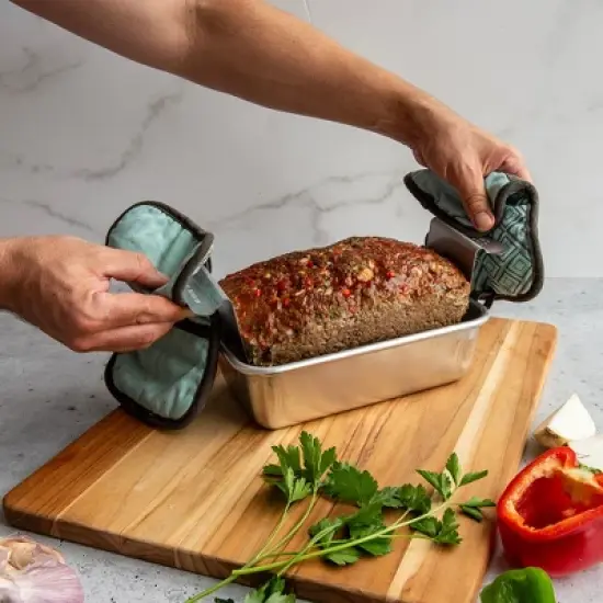 Nordic Ware Naturals&reg; Meatloaf Pan with Lifting Trivet image {1}