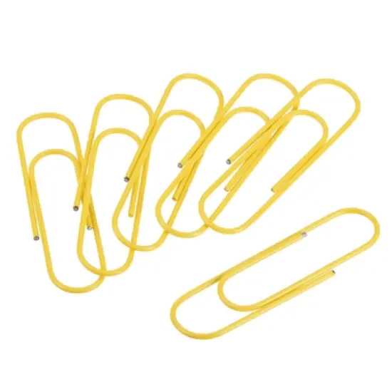 Unique Bargains Large Size Metal Prevent Tearing Pages Home Office Paper Clip 20 Pcs image {8}