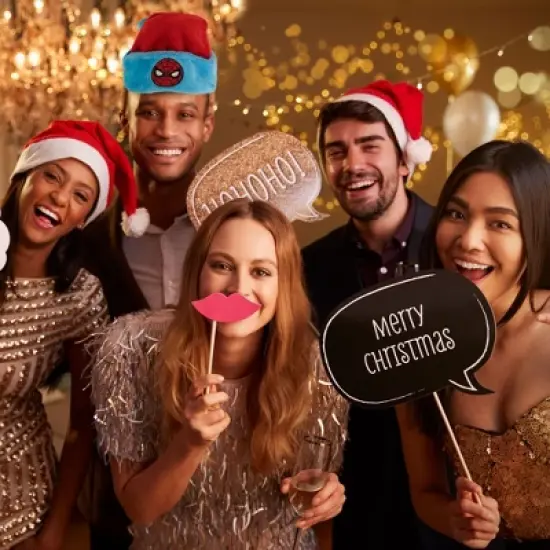 Marvel Spider-Man Christmas Santa Hat 16" image {2}