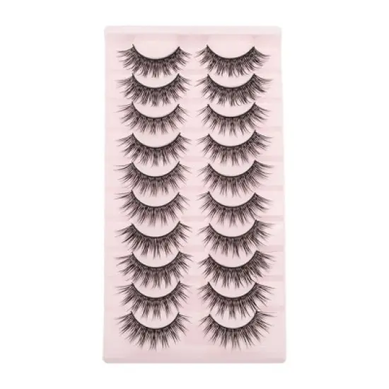 Unique Bargains False Eyelashes for Women 10 Pair image {14}