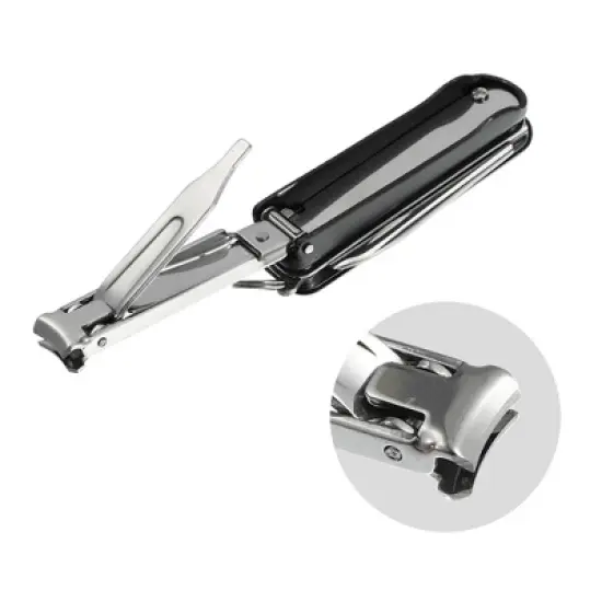 Unique Bargains Stainless Steel Multifunction Nail Clippers for Men and Women 1 Pc image {2}