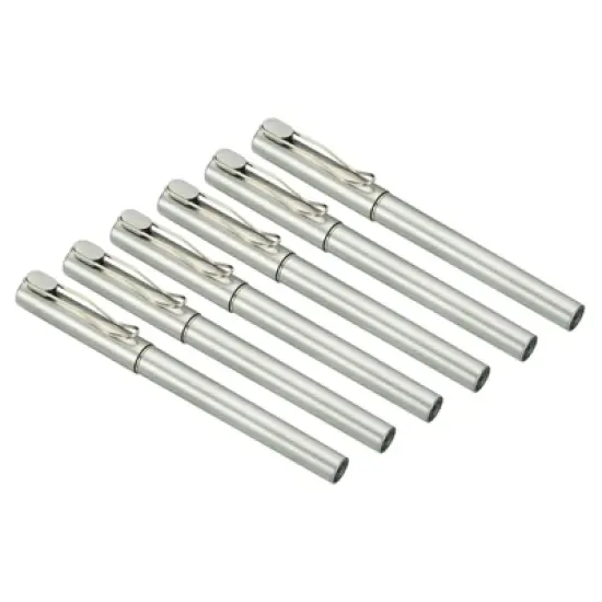 Unique Bargains Office Smooth Writing Fine Point Black Ink Roller Ball Pens 12 Pcs image {6}