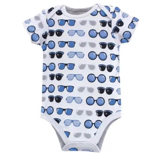 Hudson Baby Infant Boy Cotton Bodysuits 3pk, Like A Boss image {2}