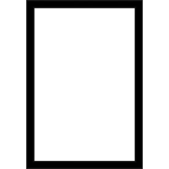 Amanti Art Jet Black Framed Dry Erase Magnetic Board image {9}