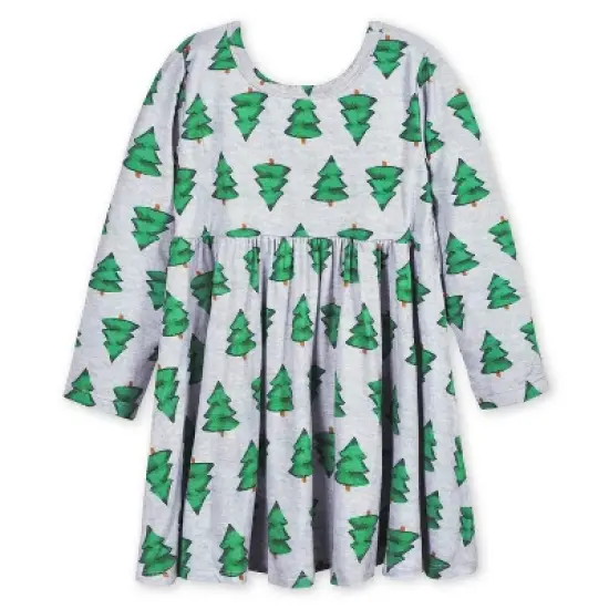 Gerber Toddler Girls' Long Sleeve Twirl Dress image {5}