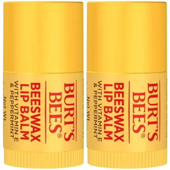 Burt's Bees Beeswax Lip Balm - 0.049oz/2ct image {1}