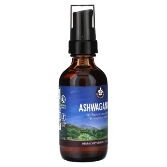 WishGarden Herbs Ashwagandha, 2 fl oz (59 ml) image {3}