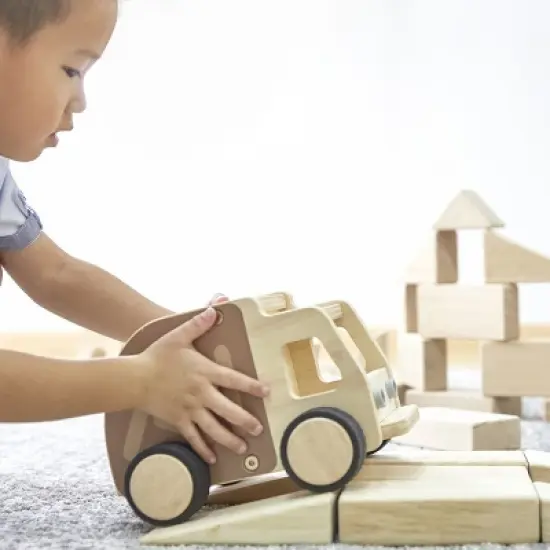 Guidecraft Wooden Garbage Truck image {2}