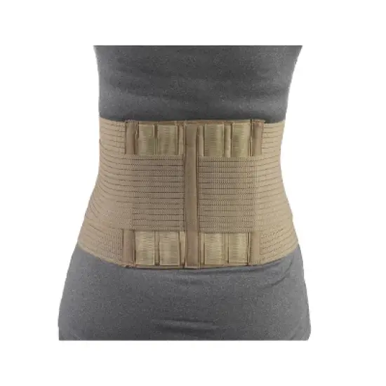 OTC Petite Lumbo-Sacral Support, Abdominal Uplift, 8-Inch Lower Back, Elastic, Beige image {3}