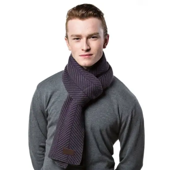 Gallery Seven | Men's Soft Knit Winter Scarf image {11}
