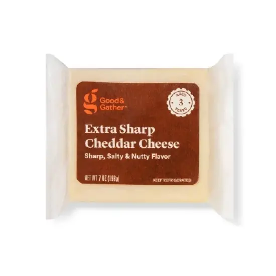 Extra Sharp Cheddar Cheese - 7oz - Good & Gather&trade; image {3}