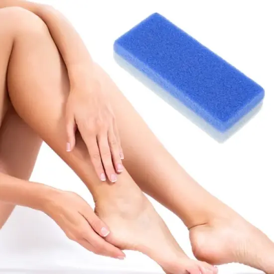 Unique Bargains Two-Color Pumice Stone Foot Scrubber 1 Pc image {1}