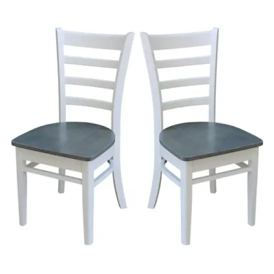 Set of 2 Emily Side Dining Chairs - International Concepts image {8}