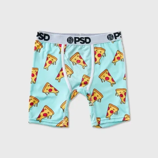 PSD Boys' 2pk Pizza Bacon Underwear Purple/Aqua Blue image {2}
