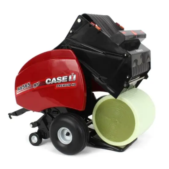 ERTL 1/16 Case IH RB565 Round Baler with 2 Round Bales, 44313 image {4}