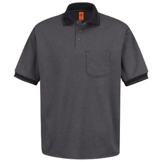 Red Kap&reg; Men's Short Sleeve Performance Knit&reg; Twill Polo image {4}
