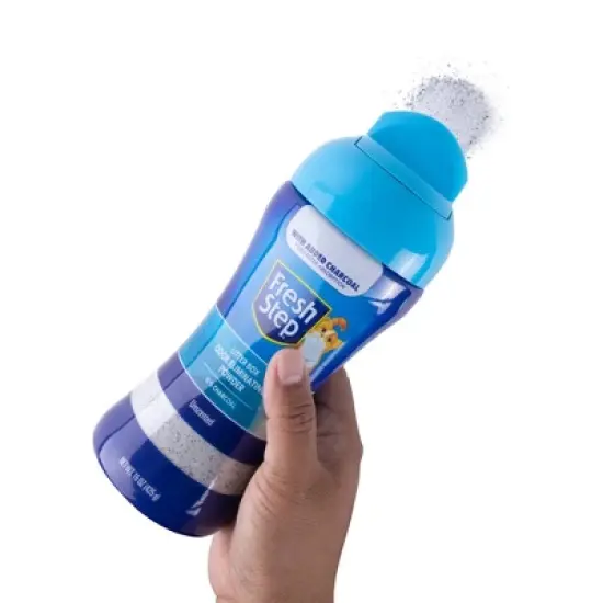 Fresh Step Odor Eliminating Charcoal Powder Cat Litter Box - 15oz image {3}