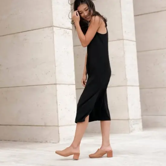 Nisolo Sustainable Women's All-Day Heeled Mule image {1}