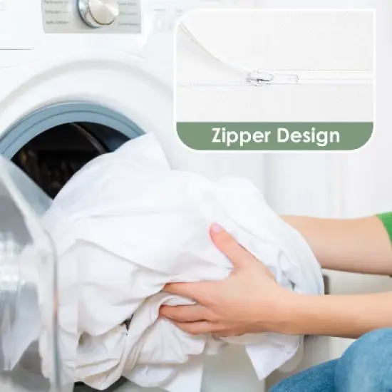 FDW 12 inch Gel Memory Foam Mattress CertiPUR-US Certified for Cooler Sleep Supportive & Pressure Relief,White image {5}