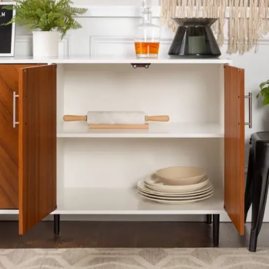 Angelo Modern Bookmatch 4 Door Sideboard - Saracina Home image {13}