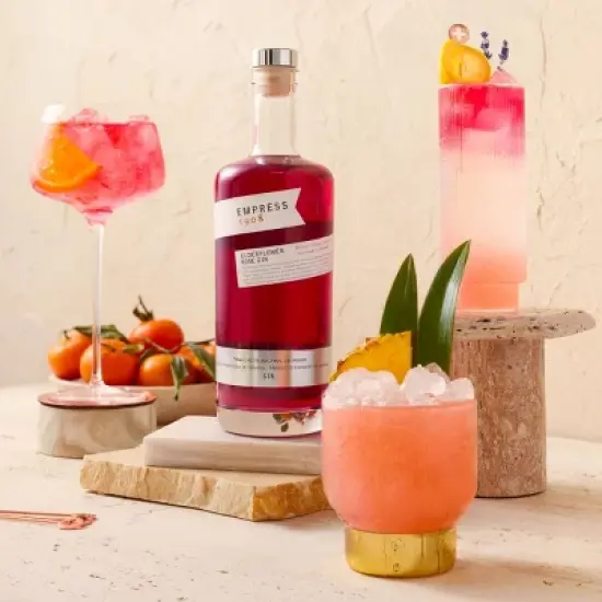 Empress 1908 Elderflower Rose Gin - 750ml Bottle image {1}