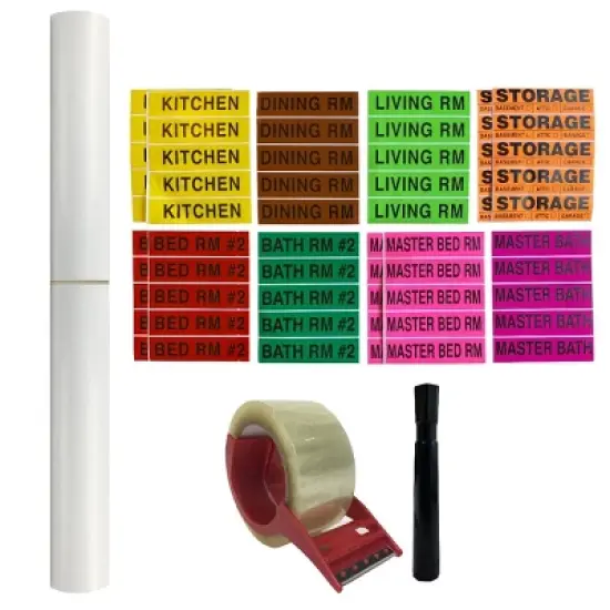 UBMOVE Self Service 200' To 400' Storage Container Kit 14 Boxes + Supplies image {4}