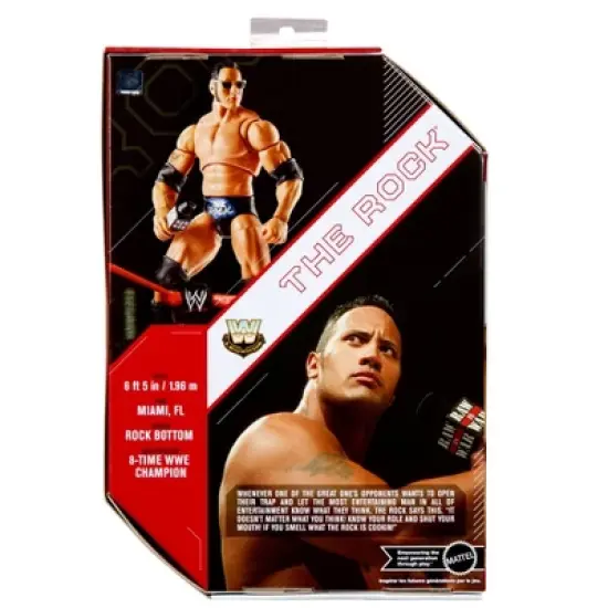 WWE Legends Ultimate The Rock Action Figure image {2}