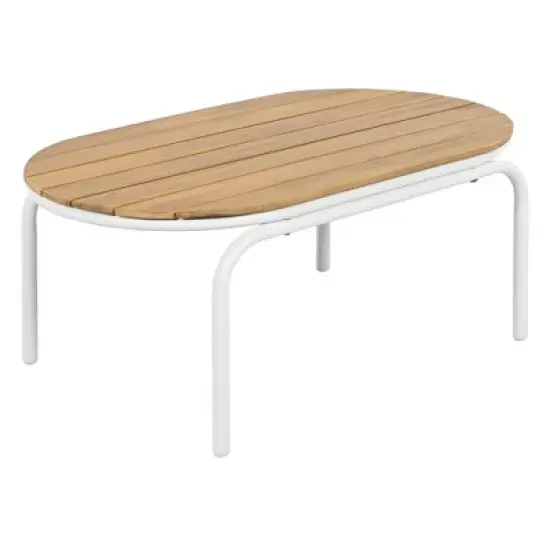 3 PCS Outdoor Patio Chaise Lounge Chair Set with Acacia Side Table, Cushioned Chair Pool Lounge Chair for Lawn Deck Beach,Beige+Black/White-ModernLuxe image {15}