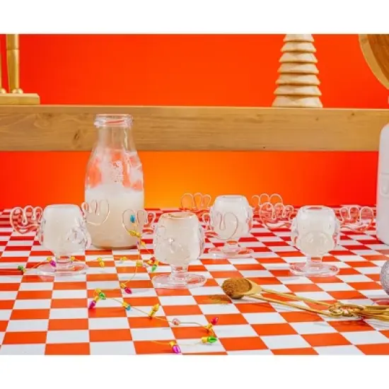 Silver Buffalo National Lampoon's Christmas Vacation Marty Moose 4-Piece Acrylic Shot Glass Set image {8}