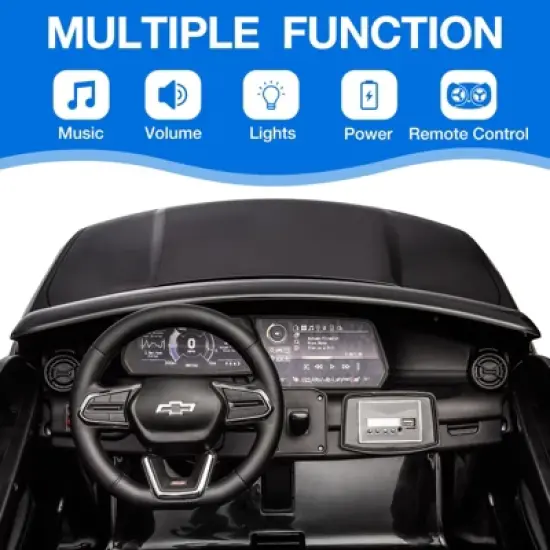 24V 2-Seater SUV, Kids Ride On Car Toy w/Parent Remote Control, 3 Speeds, Wireless Music, MP3 Player, Electric Car for Kids Ages 3-8 image {4}